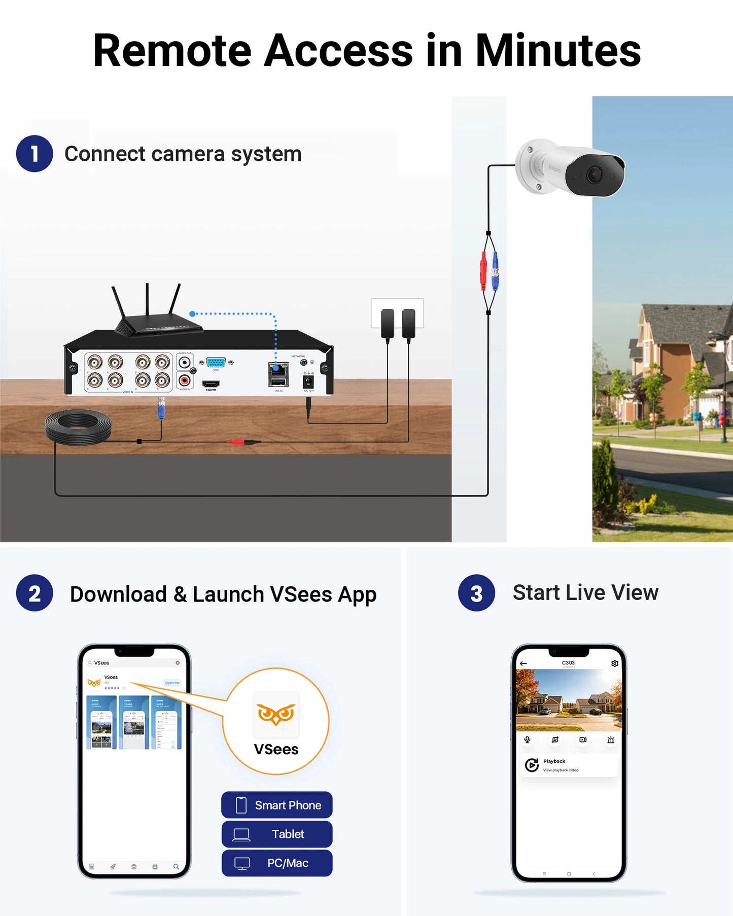 Anlapus 4K 8MP/5MP/2MP HD-TVI Security Cameras with Audio Outdoor Indoor Weatherproof Home Surveillance CCTV Bullet Camera for Anlapus 4K/5MP/2MP Analog DVR System