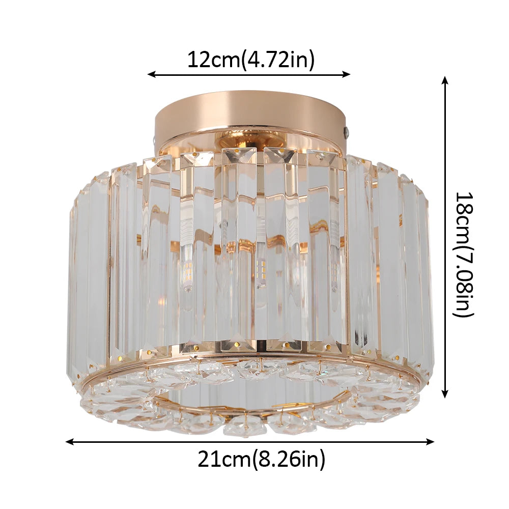 Modern Pendant Light Luxury Chandelier Led Crystal Ceiling Lamp Bedroom Lustre Dining Table Kitchen Island Fixtures Home Decor