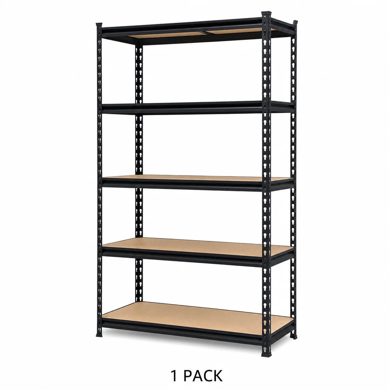Slim 5-Tier Metal Shelving Unit, 27.6x11.8x59.8 Inch Heavy Duty Storage Rack, Adjustable Pantry Shelf Food Storage Organizer for Kitchen, Living Room Plant Stand & Display Rack, No-Tool Assembly