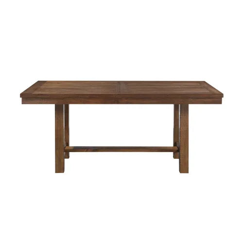 6 sets of brown tableware, rectangular tables and chairs, beige, soft cushions, kitchen dining table furniture