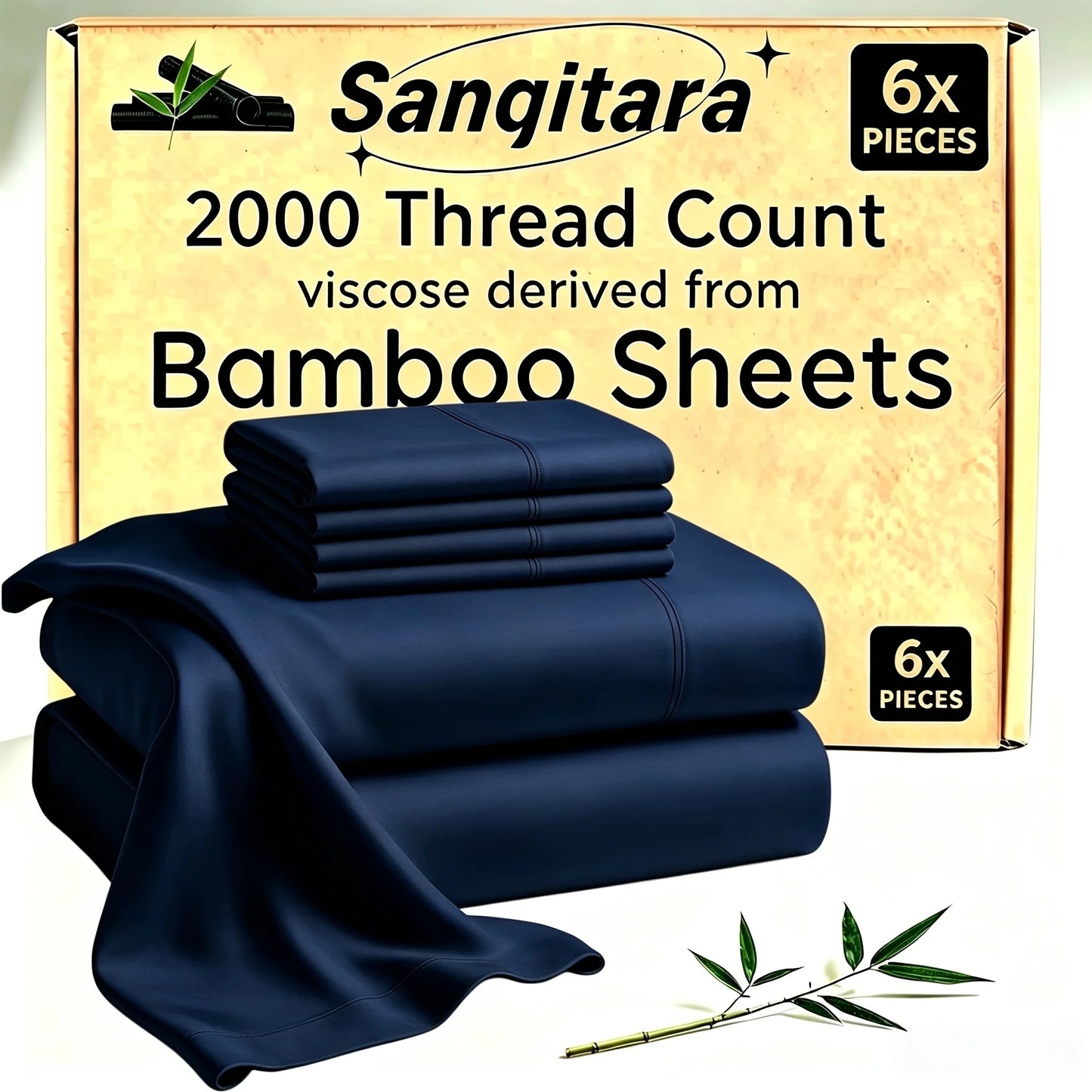 Cooling Bed Sheet King Sets Suitable for Hot Sleepers - Luxurious Ultra-Soft Bamboo Blend Sheets with Deep Fitted Base, King & Queen Size Cooling Bedding for Heavy-Sided Mattresses, Machine Washable (Pink/Grey), Christmas Dec