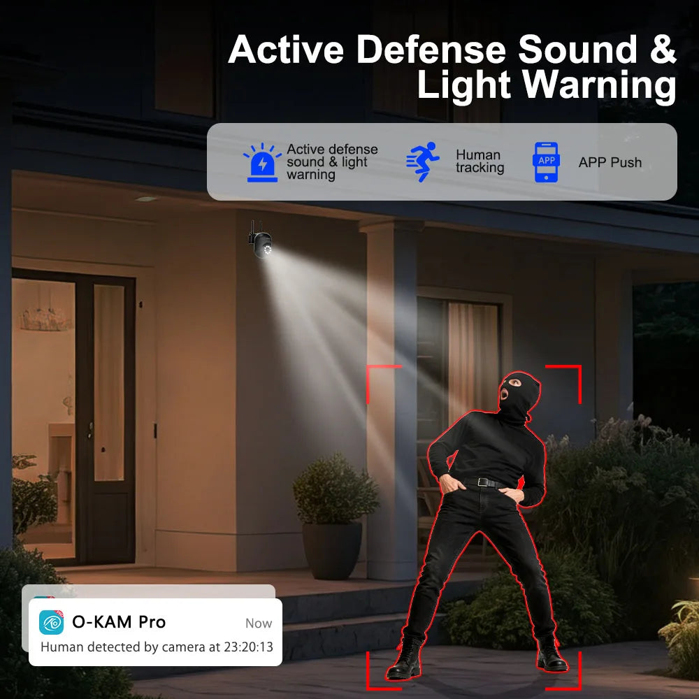 SZSINOCAM WIFI Camera Auto Tracking Two Way Audio PTZ Outdoor Wifi Surveillance Camera Security Protection Cameras Smart Home