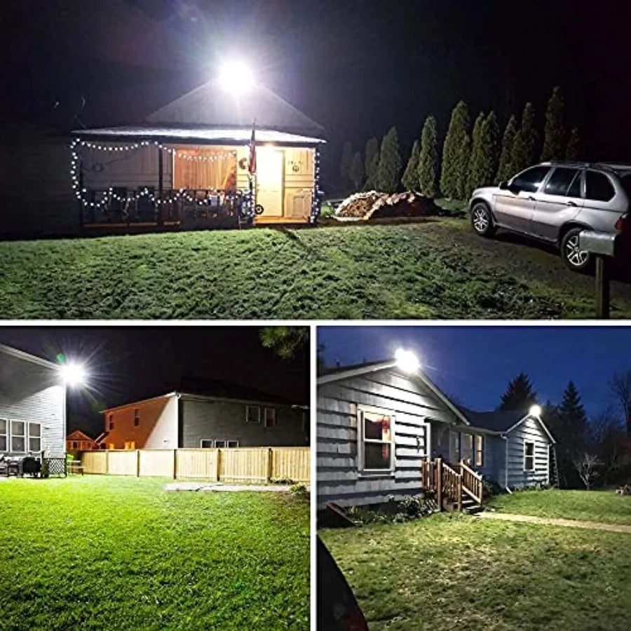 150W LED Flood Light Outdoor, 12000lm LED Work Lights with Plug, IP66 Waterproof Security Lights, 6500K Daylight White floodlig
