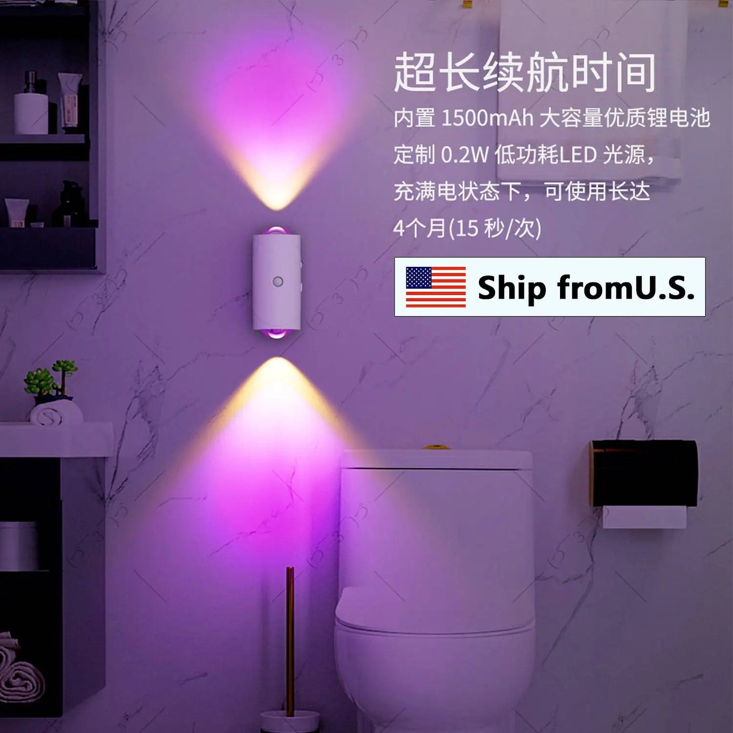 LED Smart Motion Sensor Night Light Sunset Lamp Rechargeable Wireless Magnetic Wall Indoor Lamp for Bedroom Garden Indoor Light