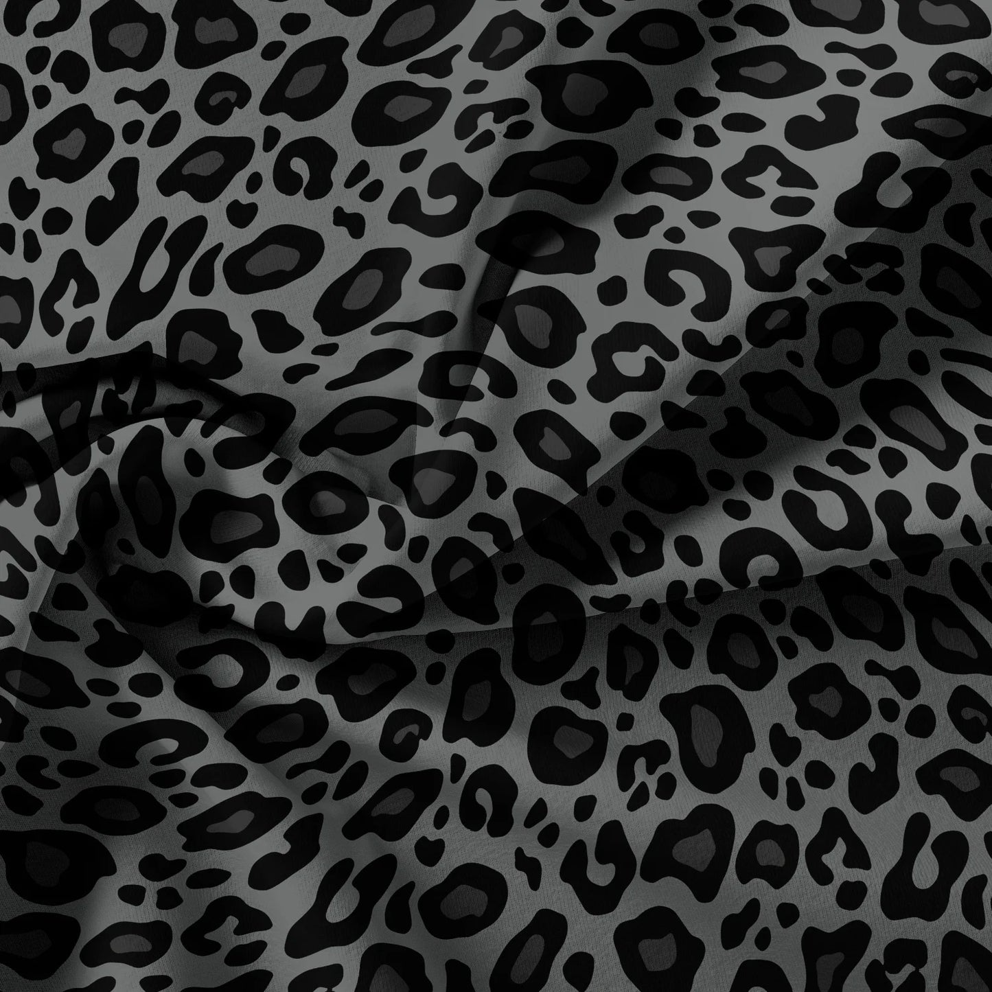 3pcs Dark Leopard Print Fashion Duvet Cover Set（1Duvet Cover + 2 Pillowwases） High-Definition Printed LuxuryBedding Set