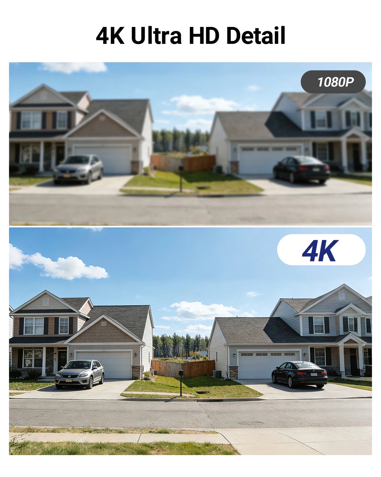 Anlapus 4K 8MP/5MP/2MP HD-TVI Security Cameras with Audio Outdoor Indoor Weatherproof Home Surveillance CCTV Bullet Camera for Anlapus 4K/5MP/2MP Analog DVR System