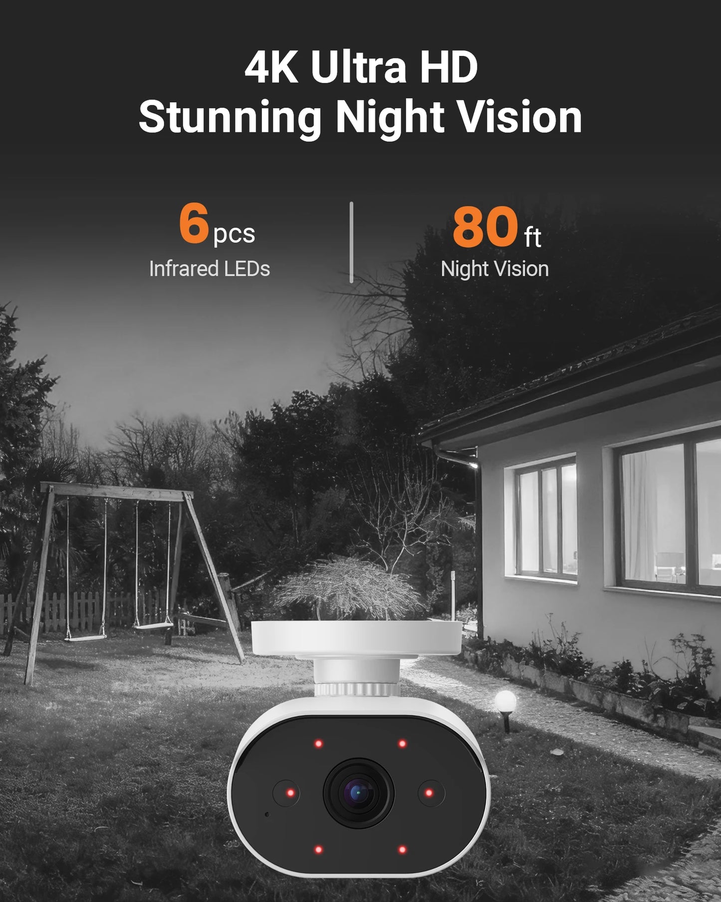 Anlapus 4K 8MP/5MP/2MP HD-TVI Security Cameras with Audio Outdoor Indoor Weatherproof Home Surveillance CCTV Bullet Camera for Anlapus 4K/5MP/2MP Analog DVR System