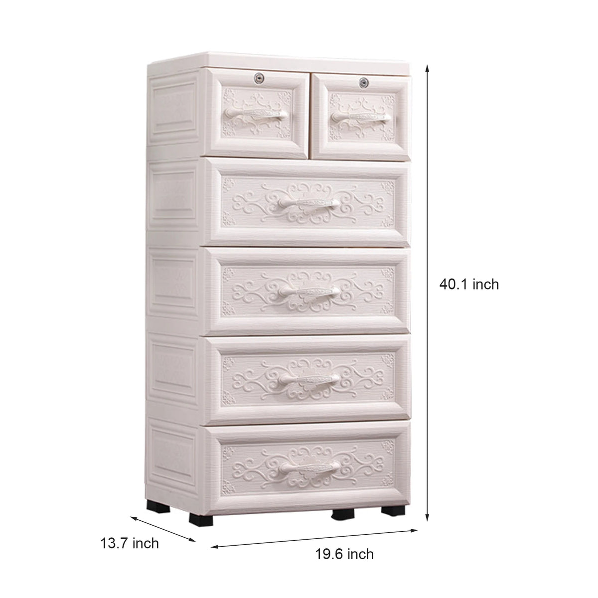 Organizer Unit Storage Cabinet Closet Drawers for Bedrooms Living Rooms Kitchens Offices
