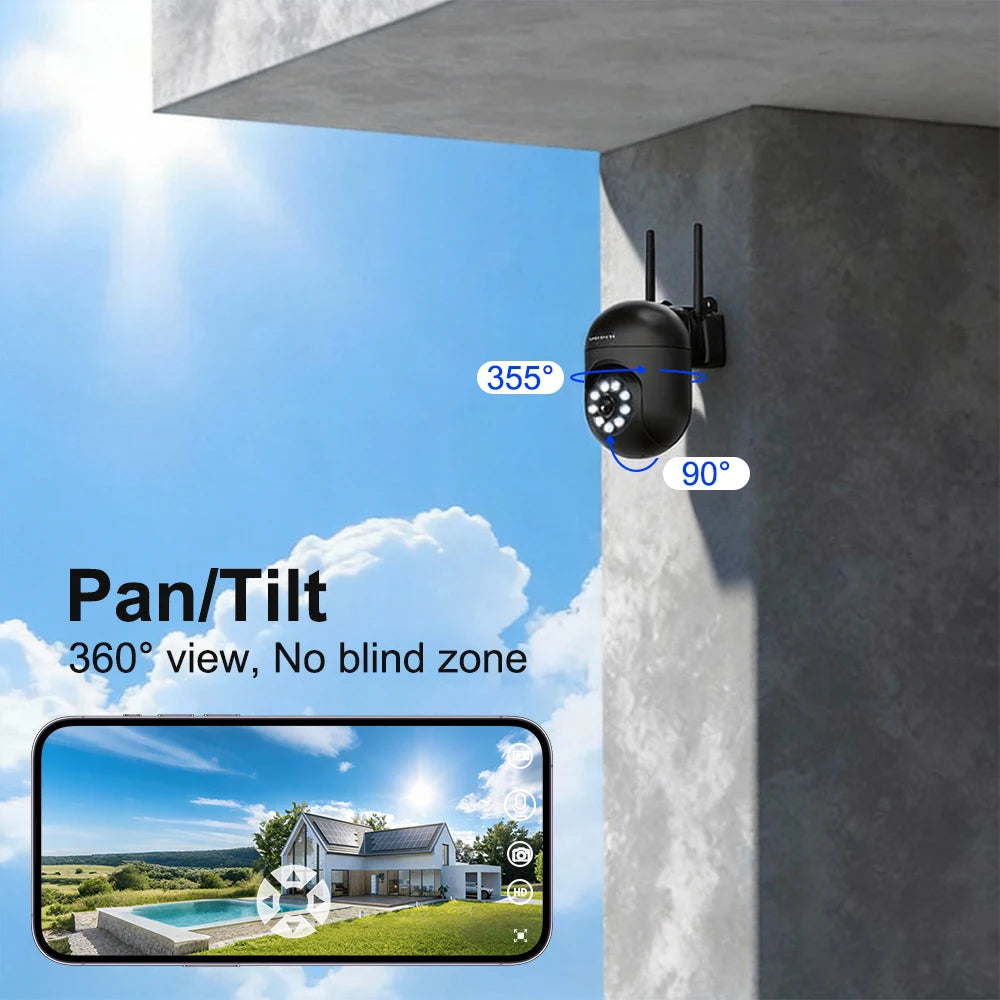 SZSINOCAM WIFI Camera Auto Tracking Two Way Audio PTZ Outdoor Wifi Surveillance Camera Security Protection Cameras Smart Home