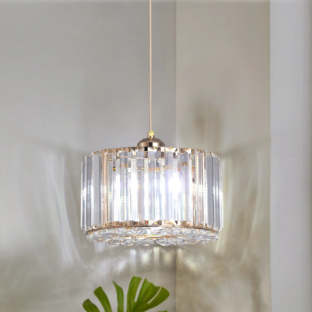 Modern Pendant  Light Luxury Chandelier Led Crystal Ceiling Lamp Bedroom Lustre Dining Table Kitchen Island Fixtures Home Decor