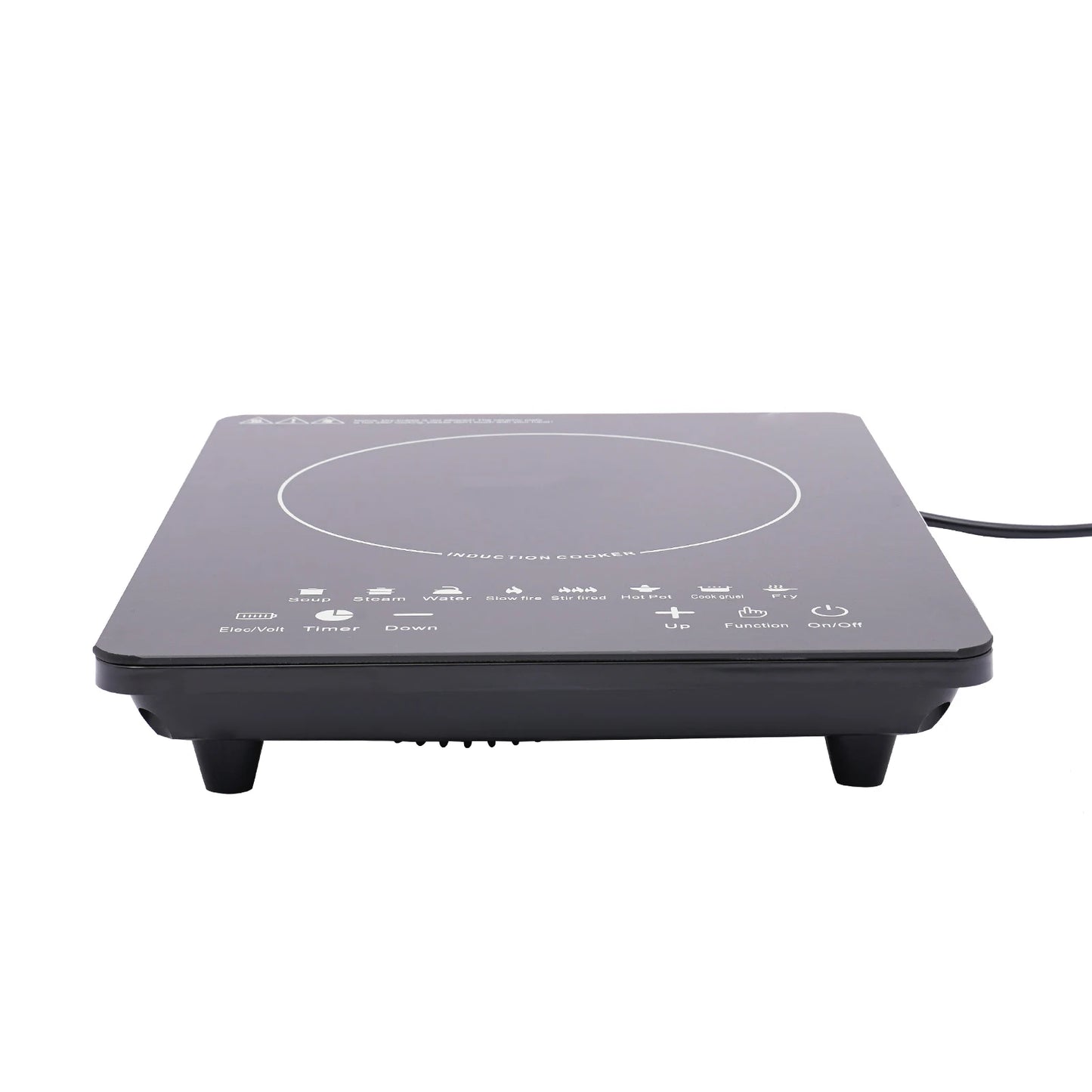 750W Smart Portable Induction Cooktop, 8 Cooking Presets, Touch Panel, Adjustable Power/Temp, LCD Display Electric Burner